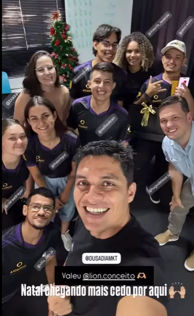 Time da Ousadia reunido em novembro de 2024